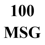 100 MSG